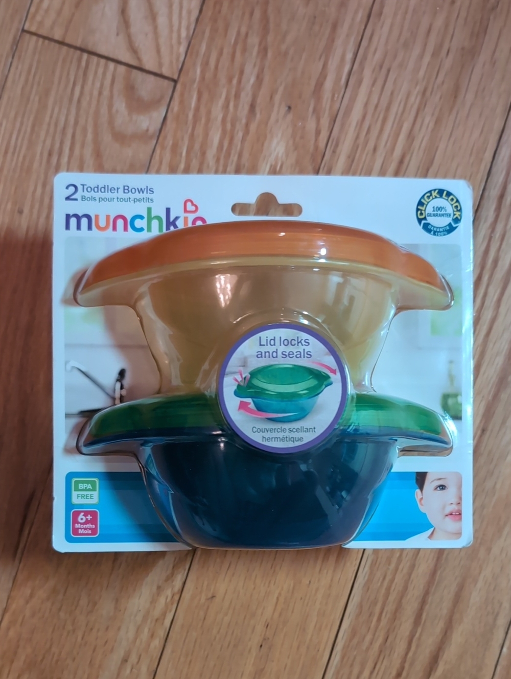 New Munchkin Locking Toddler Bowls